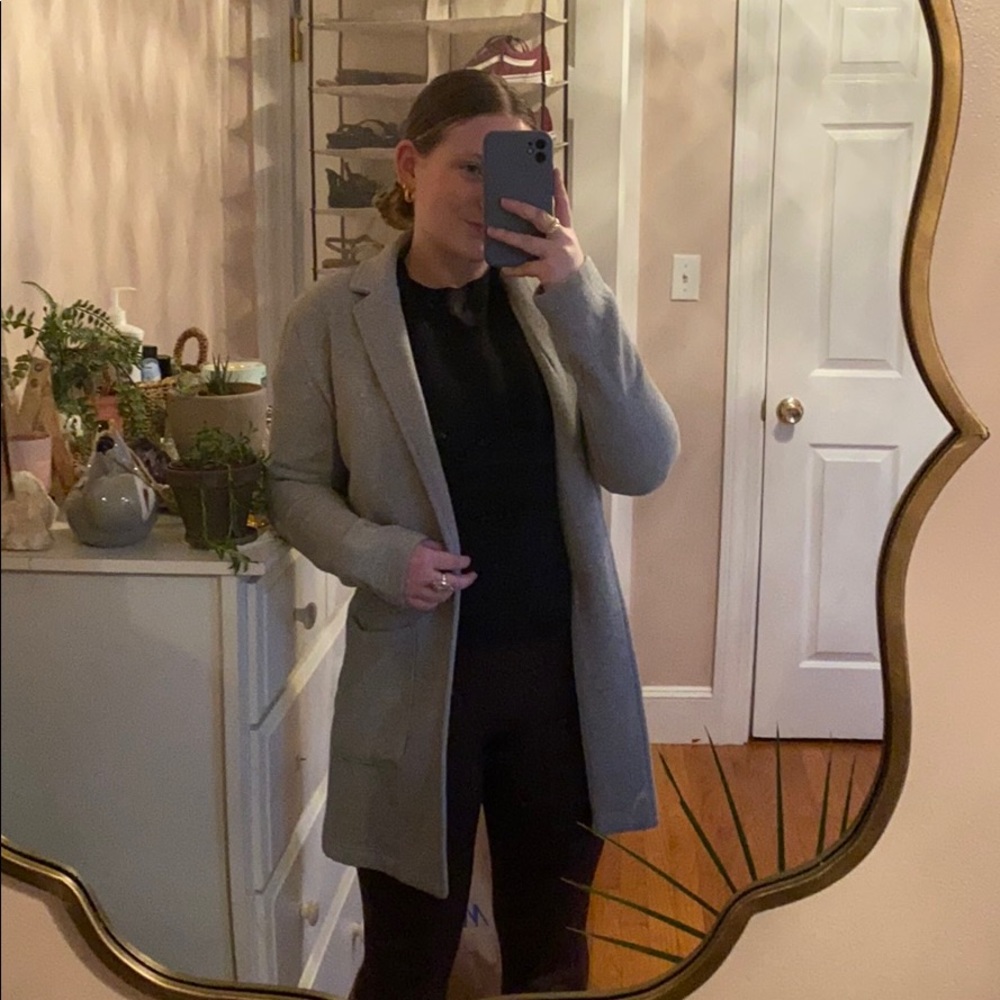 Grey coat